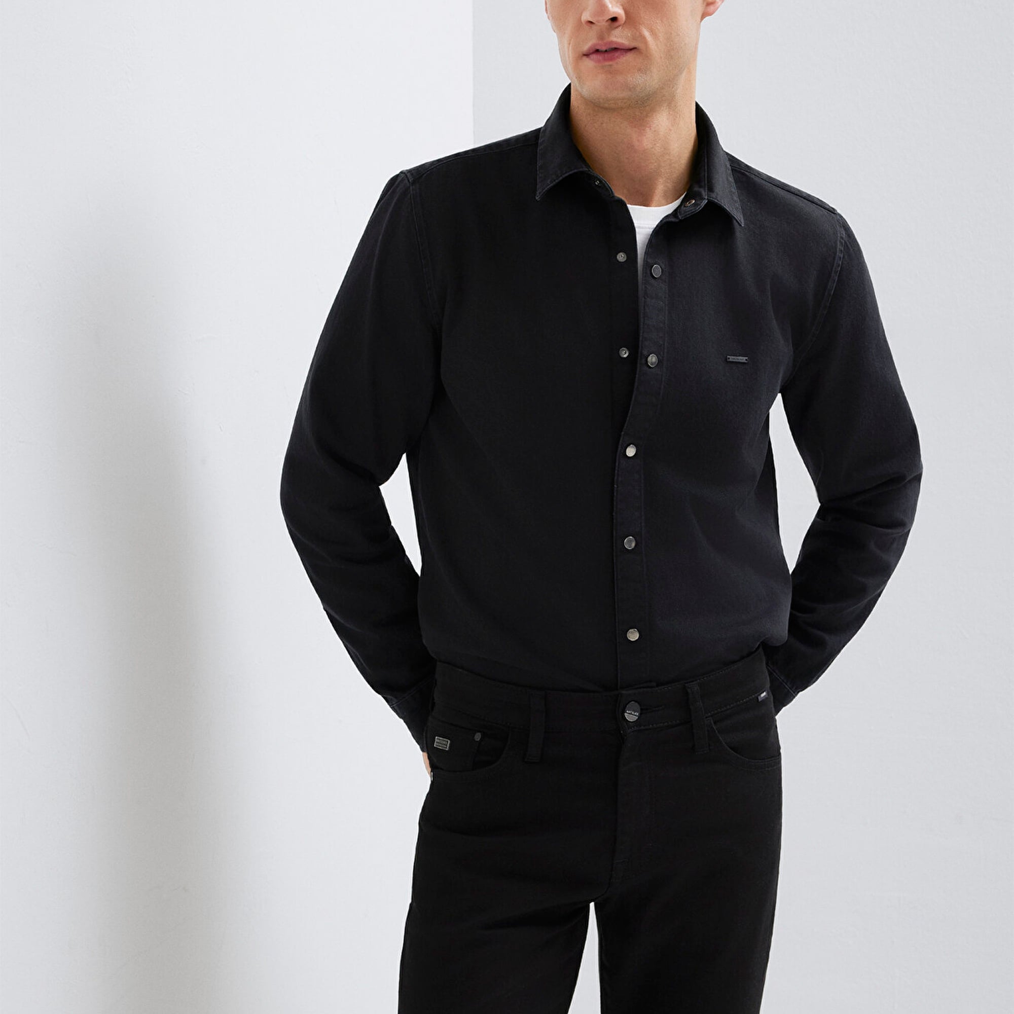 Mavi Mavi Black Siyah Gömlek Regular Fit / Normal Kesim 0211865-90850