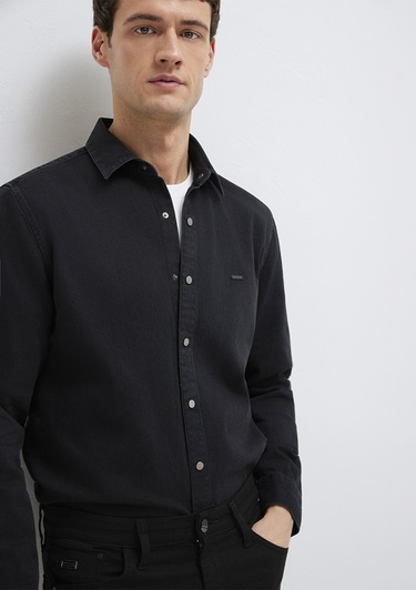  Mavi Mavi Black Siyah Gömlek Regular Fit / Normal Kesim 0211865-90850