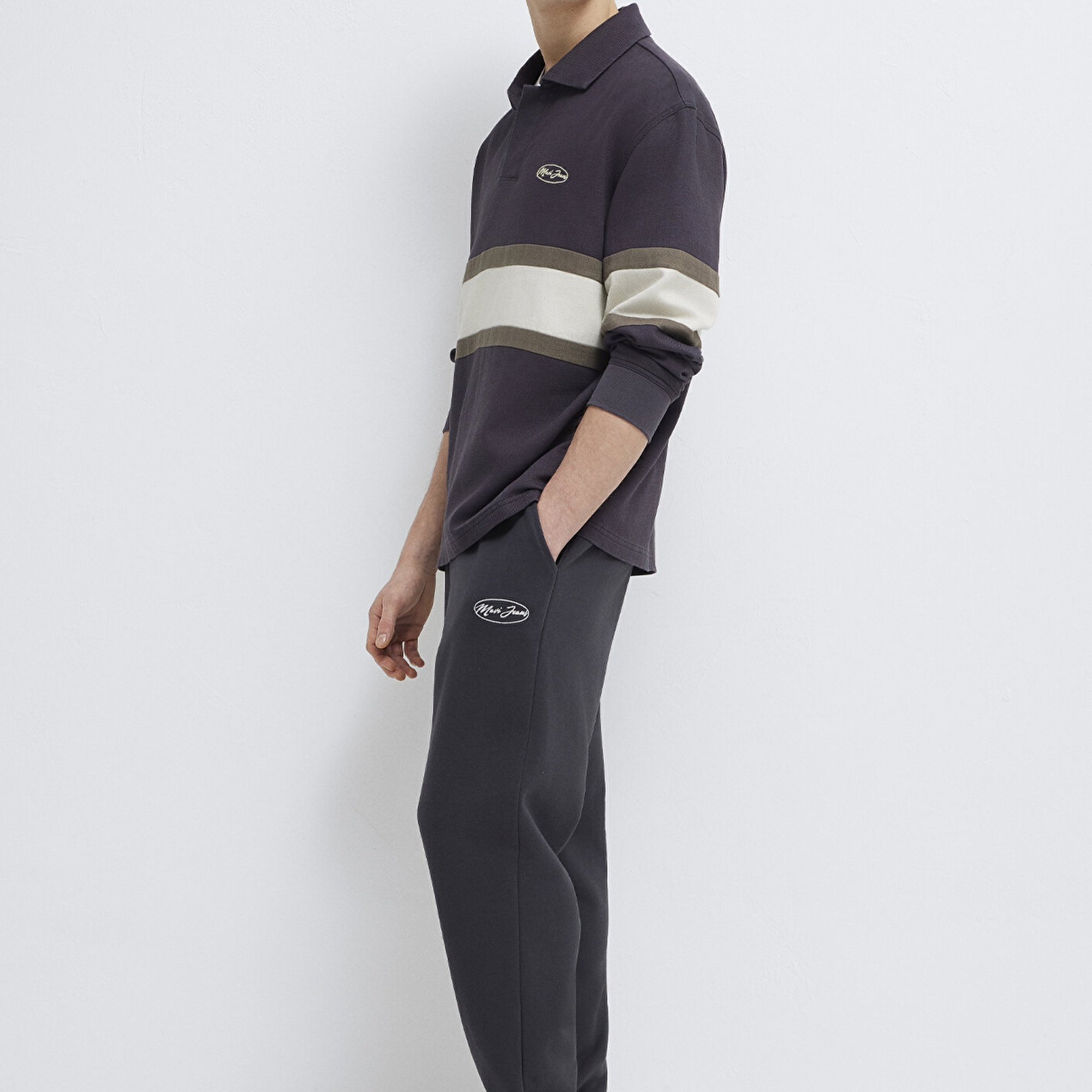 Mavi Mavi Jeans Nakışlı Antrasit Eşofman Altı 0010568-70087