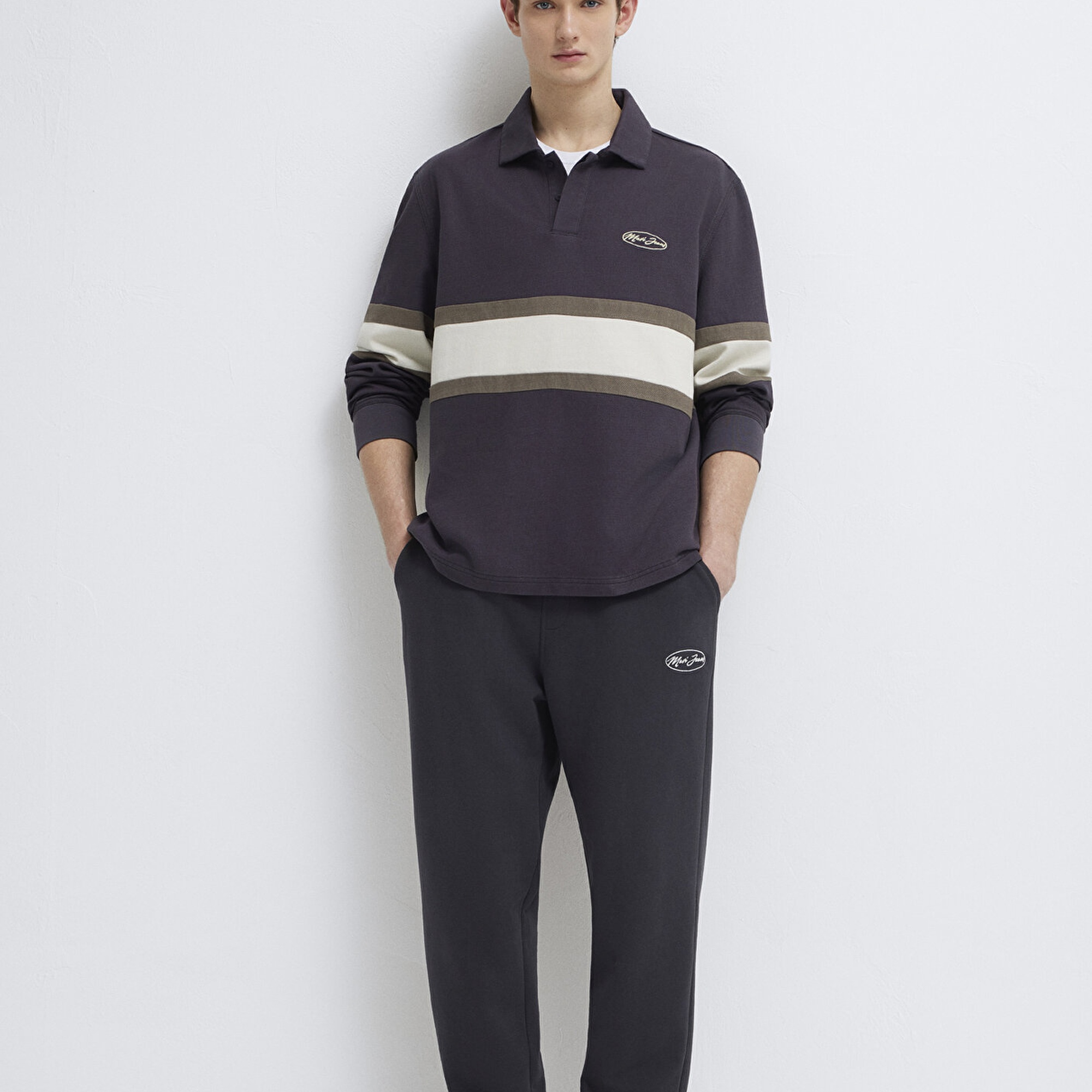 Mavi Mavi Jeans Nakışlı Antrasit Eşofman Altı 0010568-70087