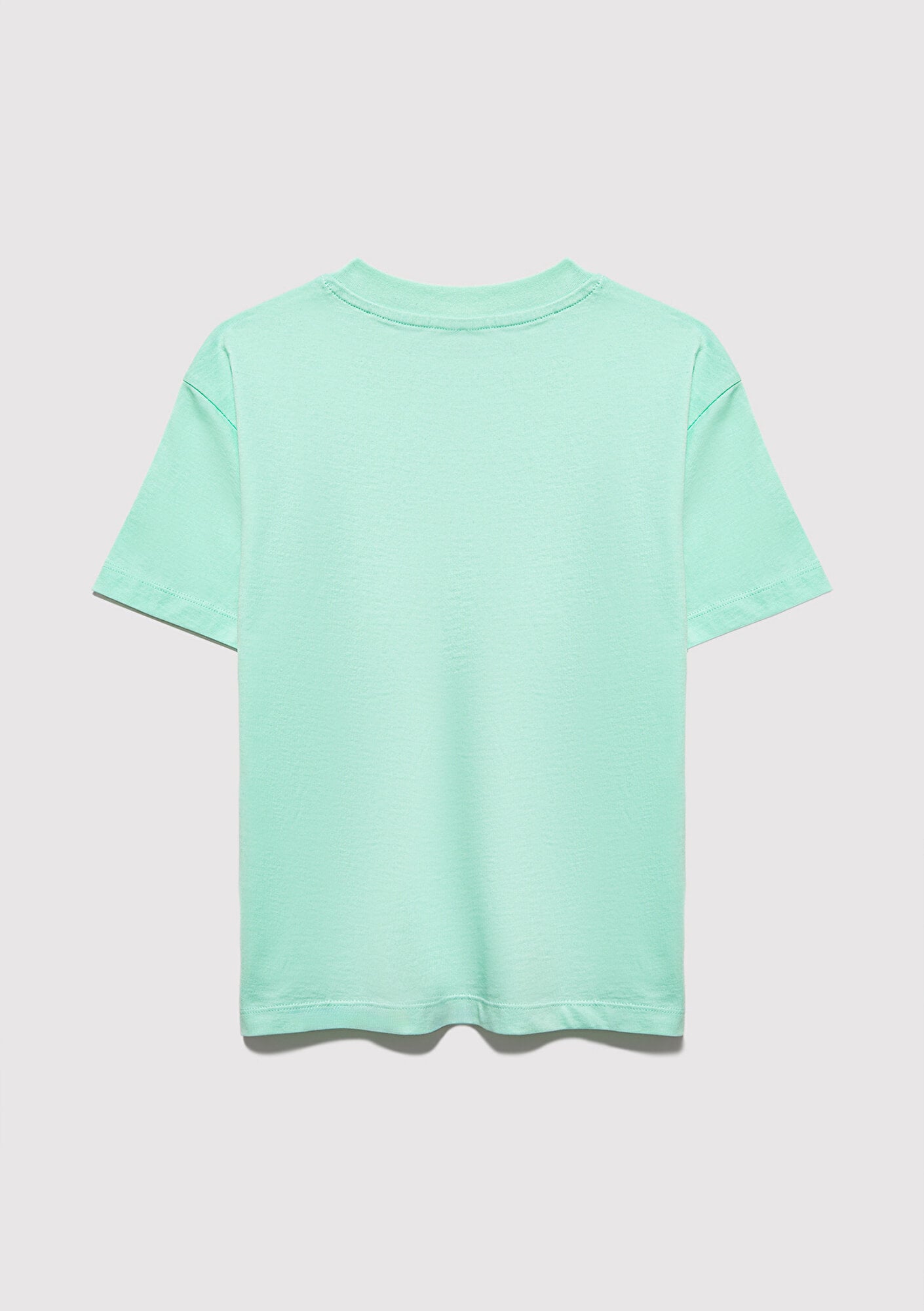 Mavi Mavi Logo Baskılı Yeşil Tişört Loose Fit / Bol Rahat Kesim 7610386-71643