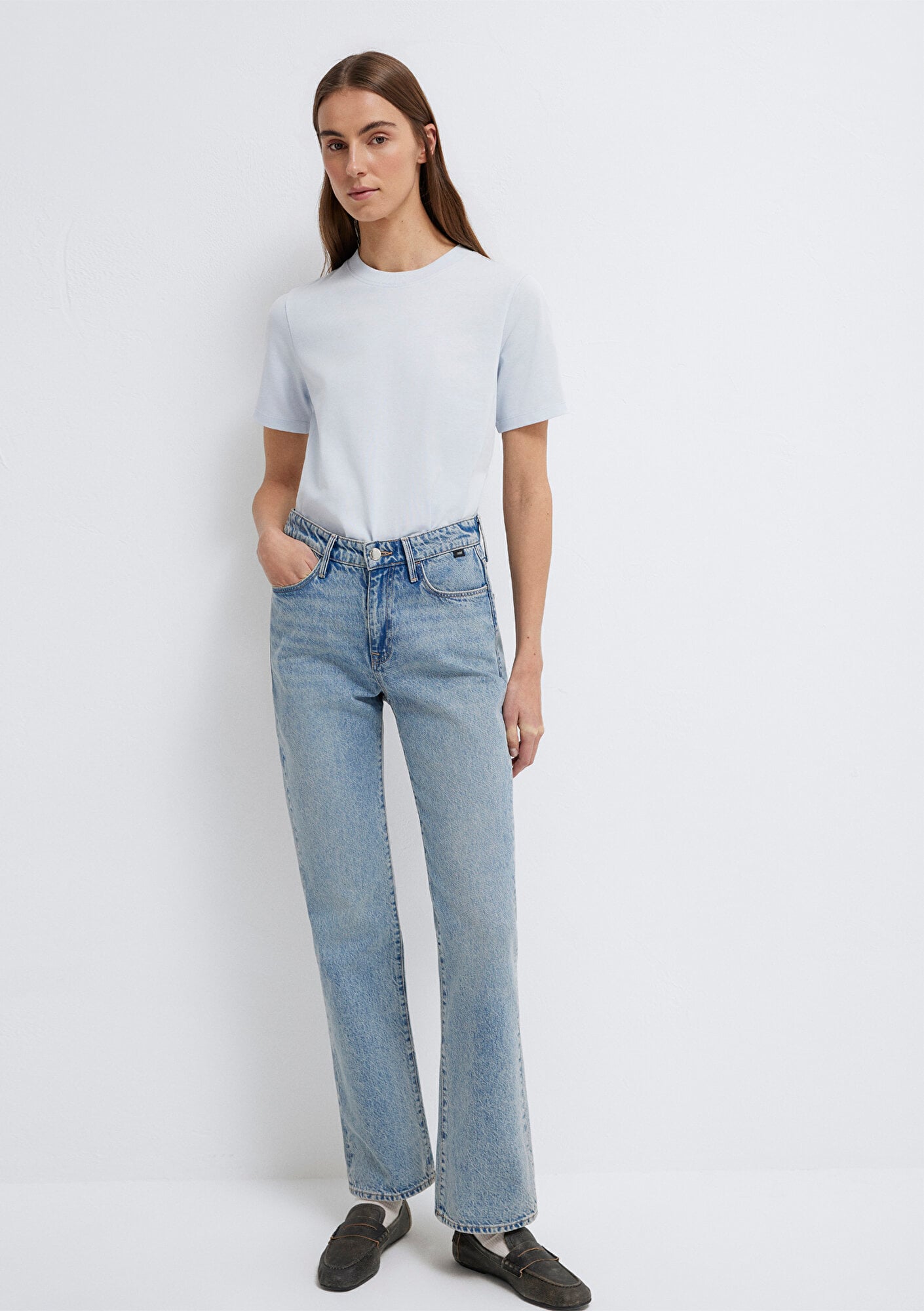 Mavi Mavi Basic Tişört Slim Fit / Dar Kesim 1613788-89201