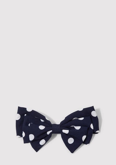  Mavi Puantiyeli Fiyonk Saç Tokası 1913122-30717