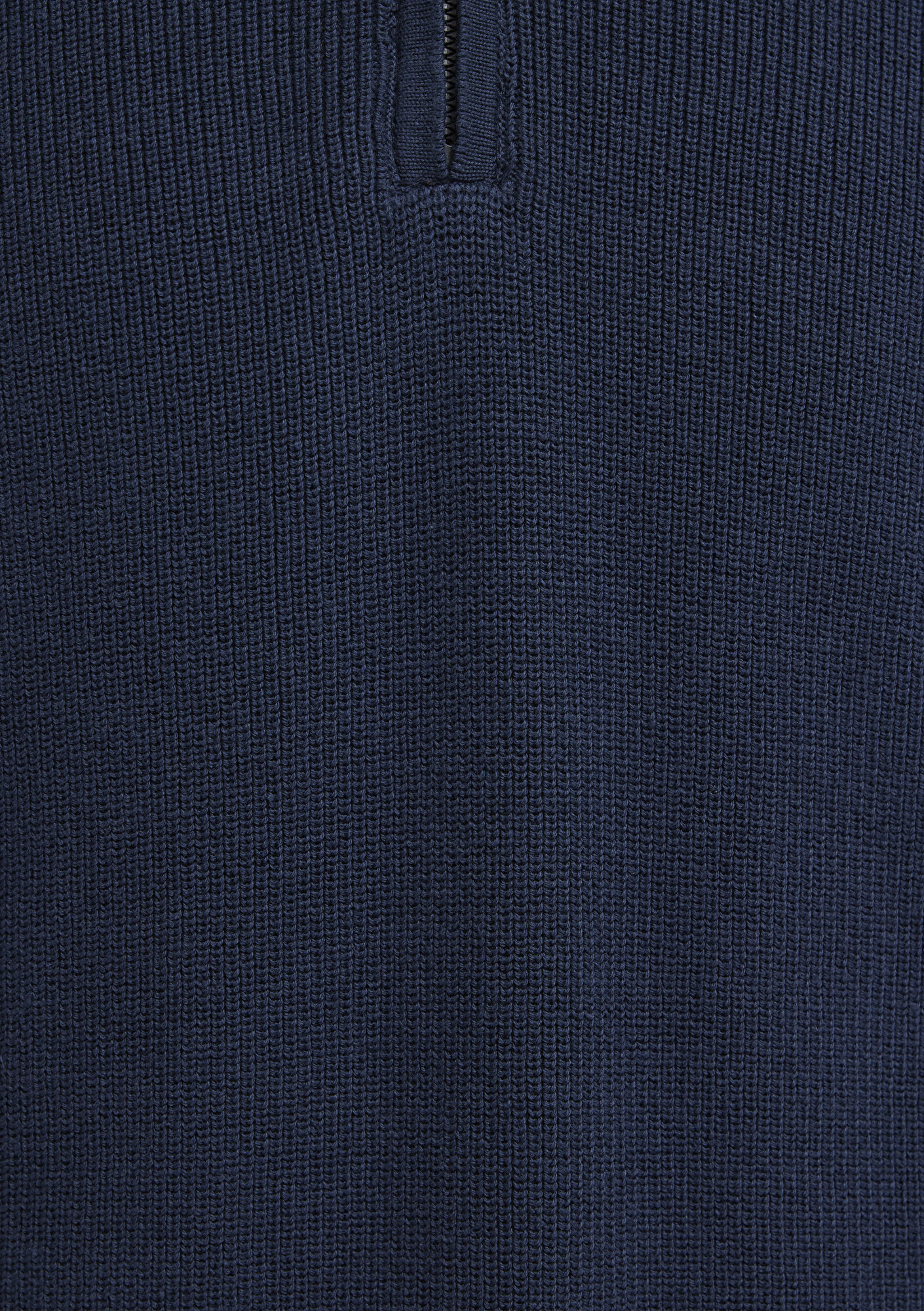  Mavi Yarı Fermuarlı Lacivert Kazak Regular Fit / Normal Kesim 0710396-70490