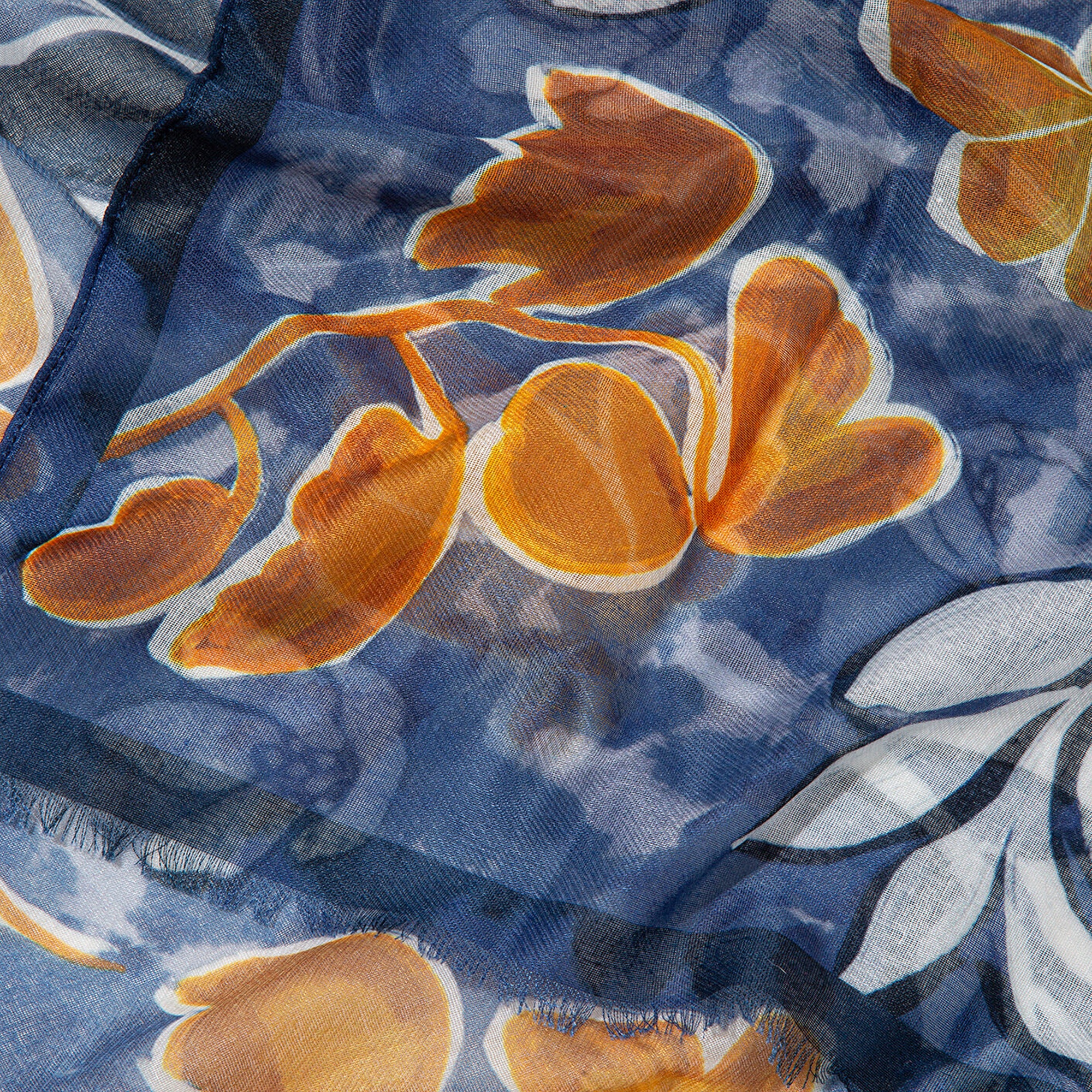 Mavi Desenli Şal 1913852-24367