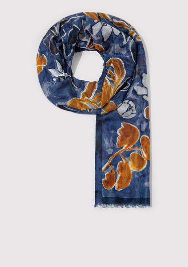  Mavi Desenli Şal 1913852-24367