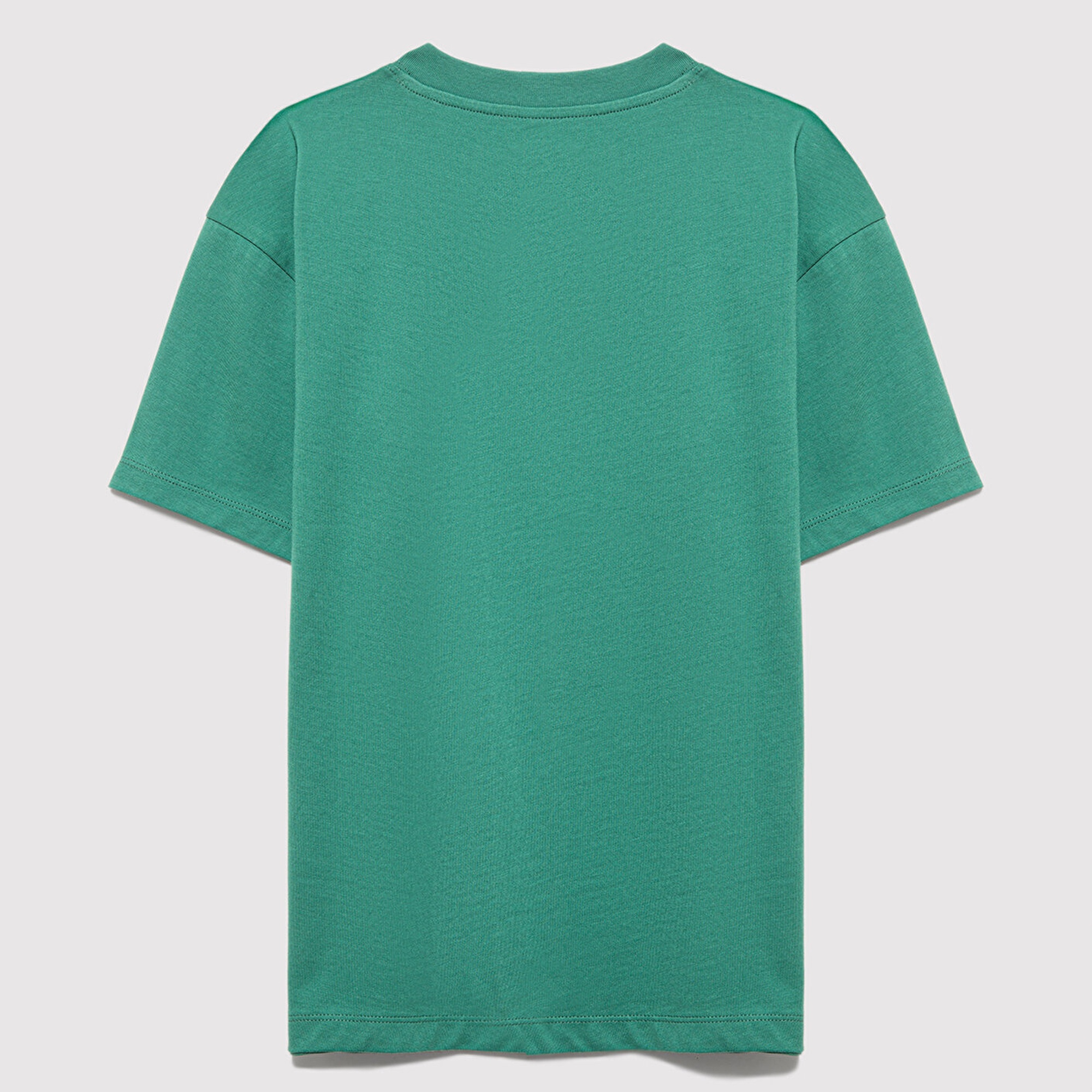 Mavi Mavi Baskılı Yeşil Tişört Loose Fit / Bol Rahat Kesim 6610484-71697