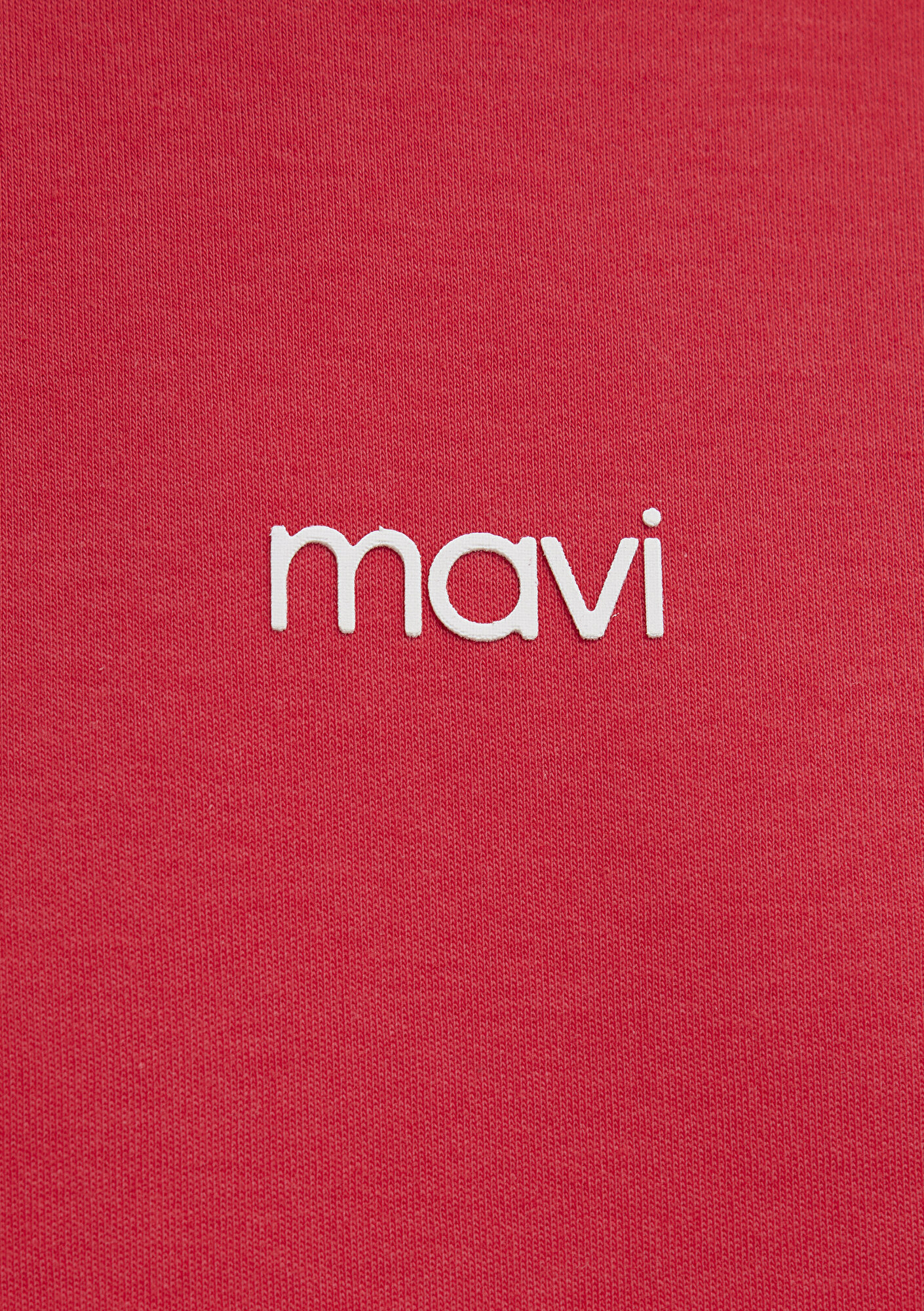 Mavi Mavi Logo Baskılı Kırmızı Tişört Regular Fit / Normal Kesim 1612829-30742