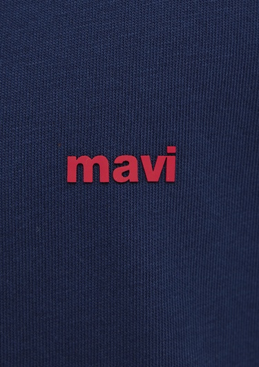  Mavi Mavi Baskılı Lacivert Tişört Loose Fit / Bol Rahat Kesim 0612216-70497