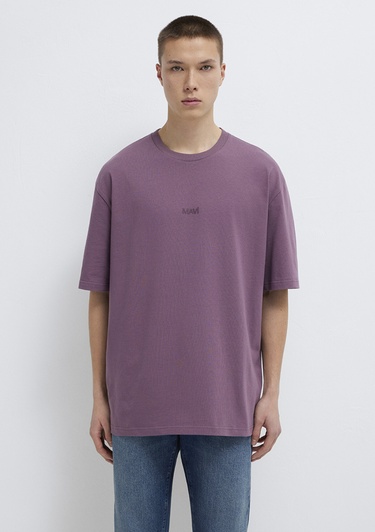  Mavi Mavi Baskılı Mor Tişört Relaxed Fit / Rahat Kesim 0613093-70648