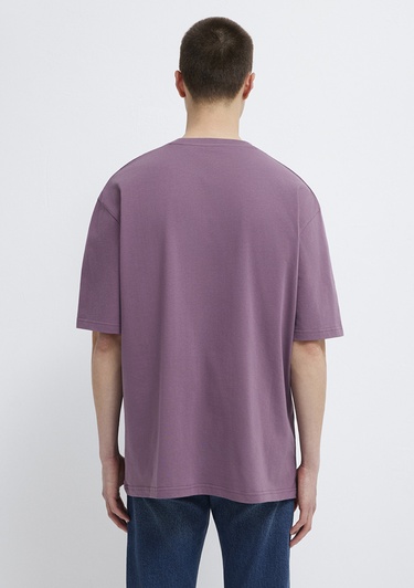  Mavi Mavi Baskılı Mor Tişört Relaxed Fit / Rahat Kesim 0613093-70648