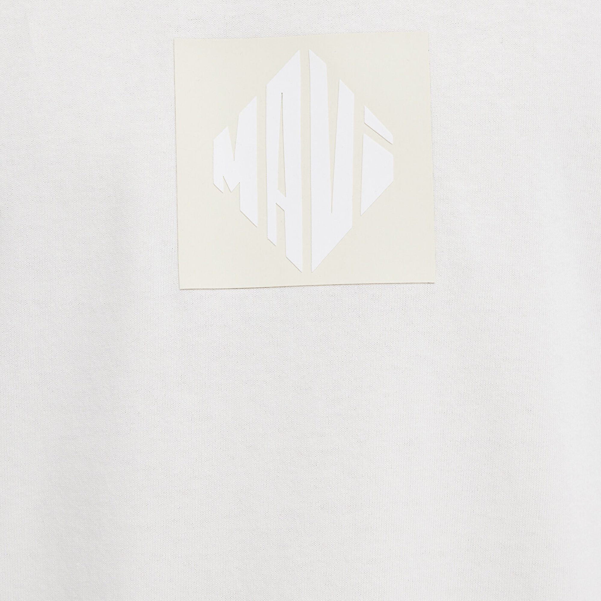 Mavi Mavi Logo Baskılı Ekru Tişört Relaxed Fit / Rahat Kesim 0613148-70057