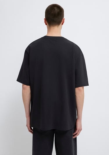  Mavi Mavi Logo Baskılı Siyah Tişört Relaxed Fit / Rahat Kesim 0613148-900