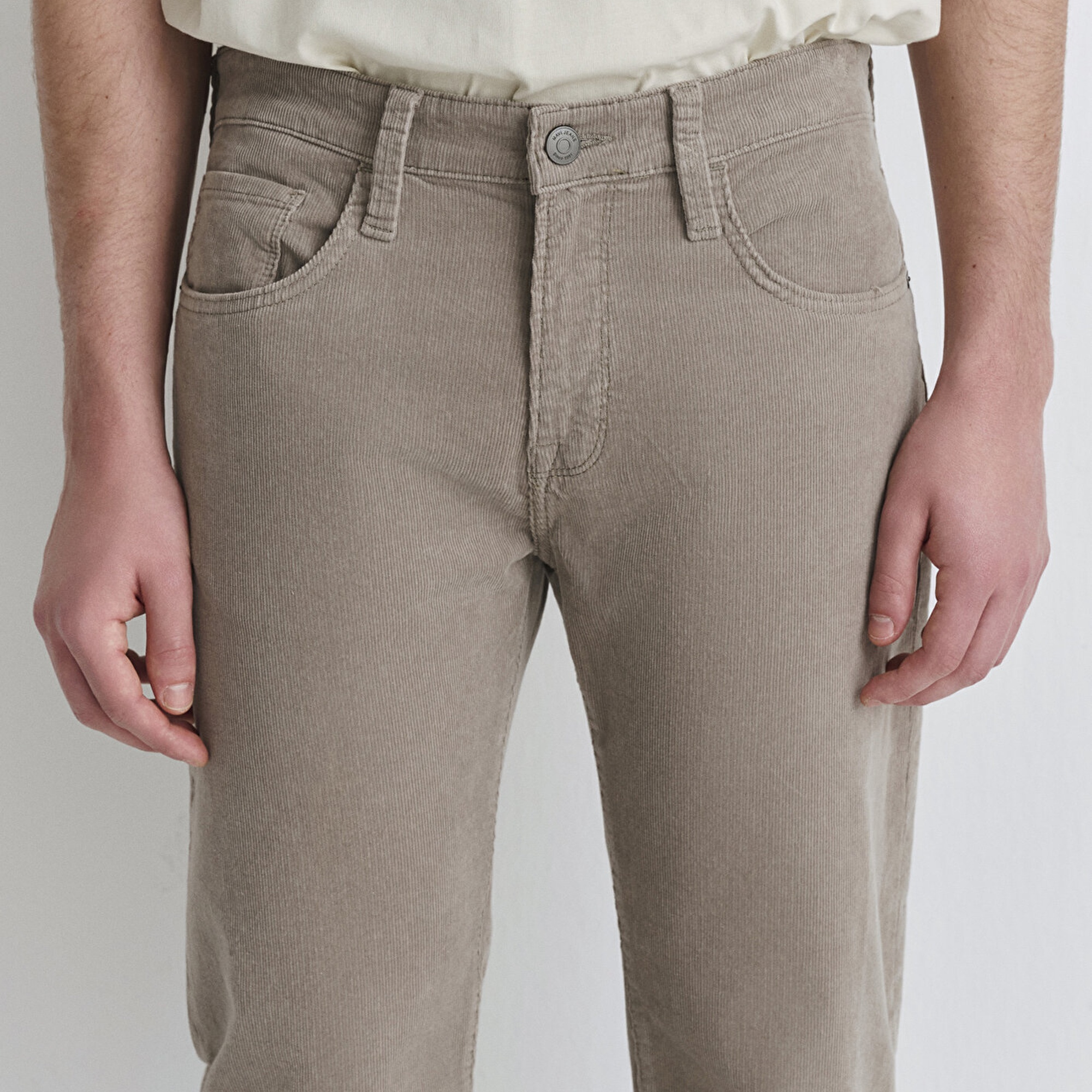 Mavi Lisbon Açık Kahverengi Kadife Pantolon 0010039-85648