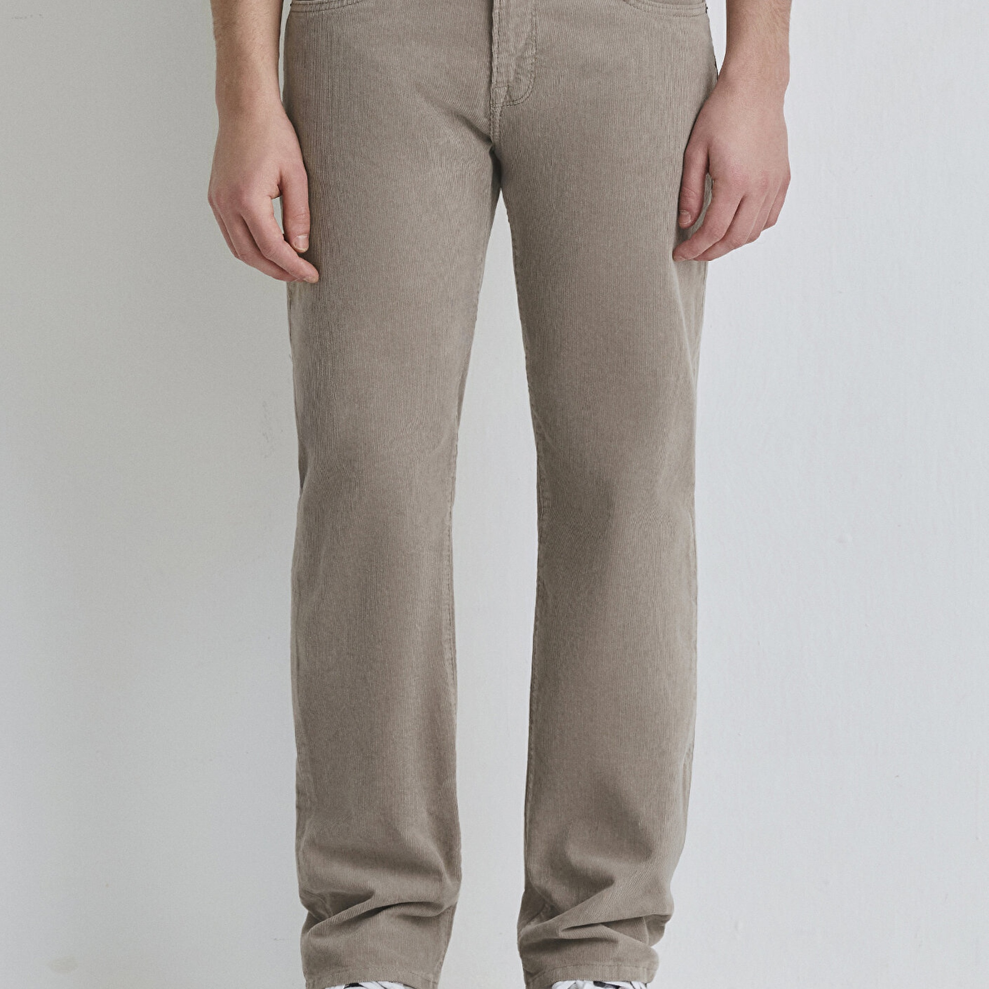 Mavi Lisbon Açık Kahverengi Kadife Pantolon 0010039-85648