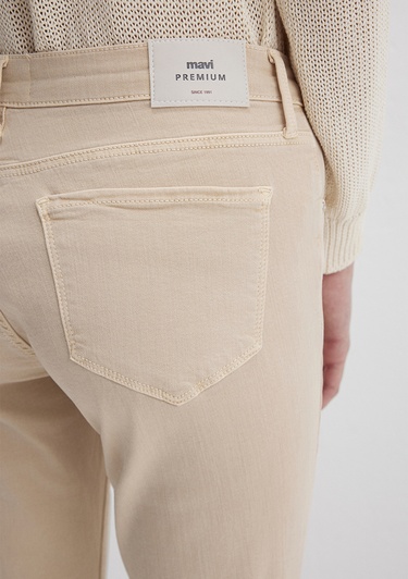  Mavi Ada Mavi Premium Krem Gabardin Pantolon 1020586447