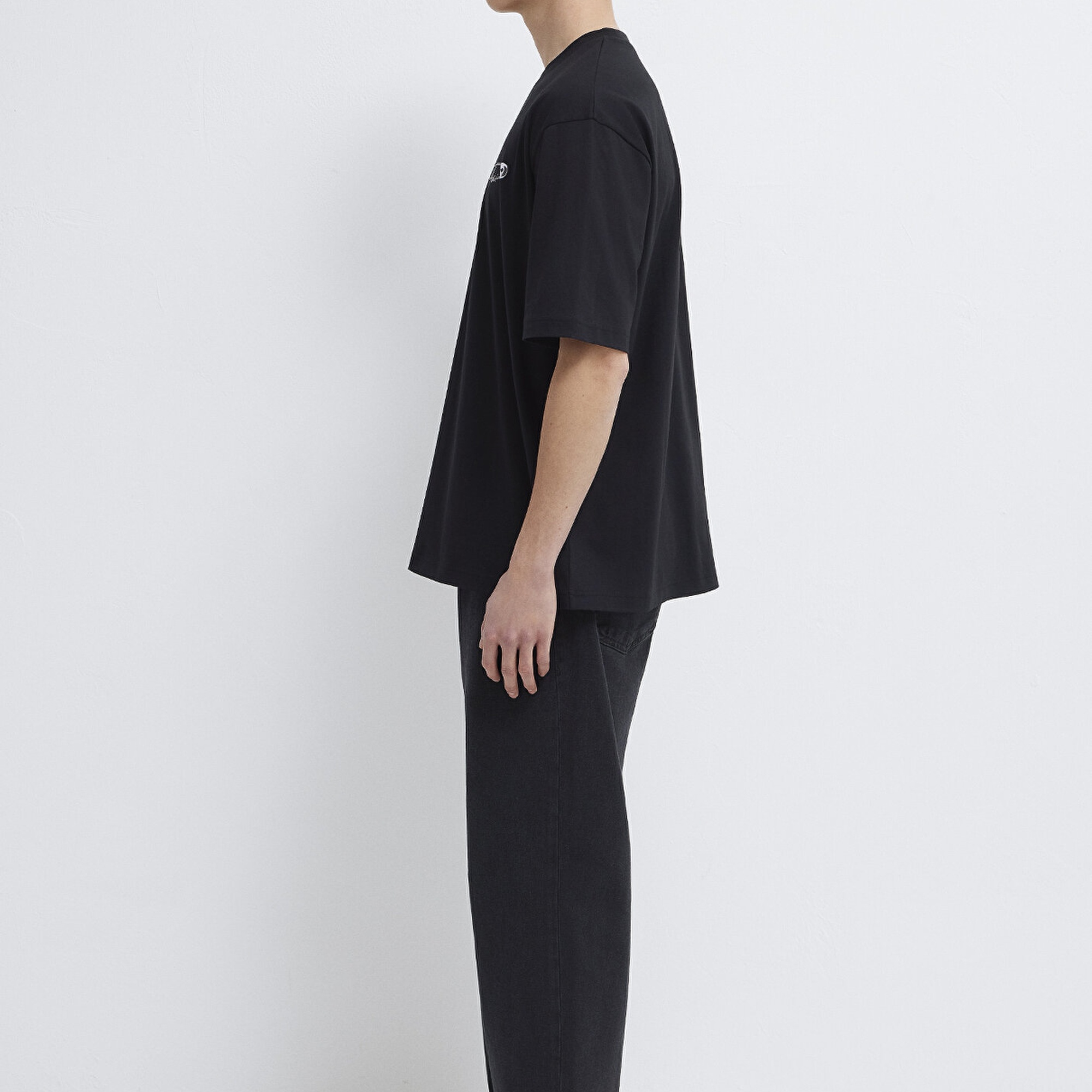 Mavi Mavi Baskılı Siyah Tişört Relaxed Fit / Rahat Kesim 0613149-900