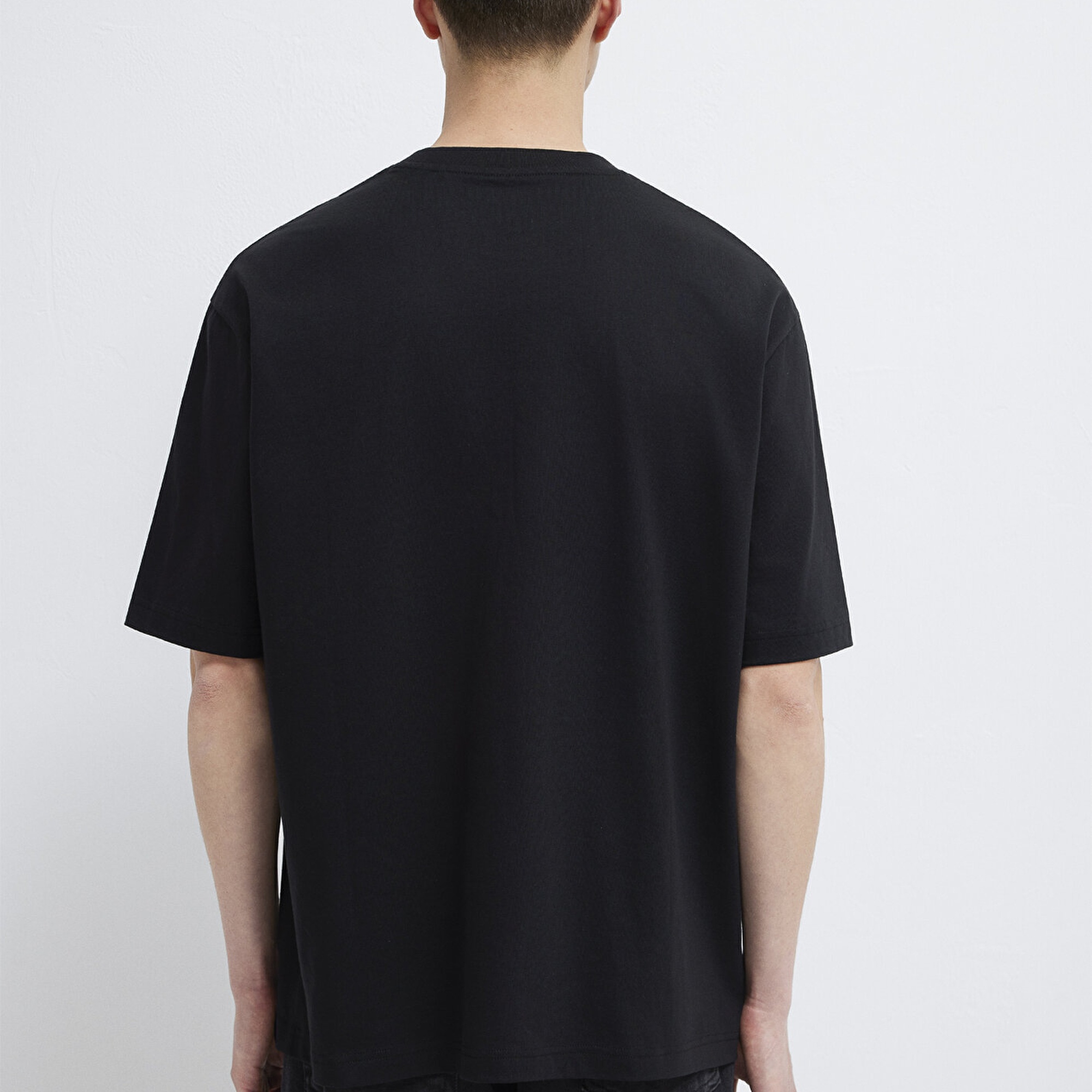 Mavi Mavi Baskılı Siyah Tişört Relaxed Fit / Rahat Kesim 0613149-900