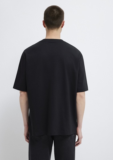  Mavi Mavi Baskılı Siyah Tişört Relaxed Fit / Rahat Kesim 0613149-900