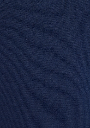  Mavi Lacivert Yarı Fermuarlı Triko Polo 1710842-70497