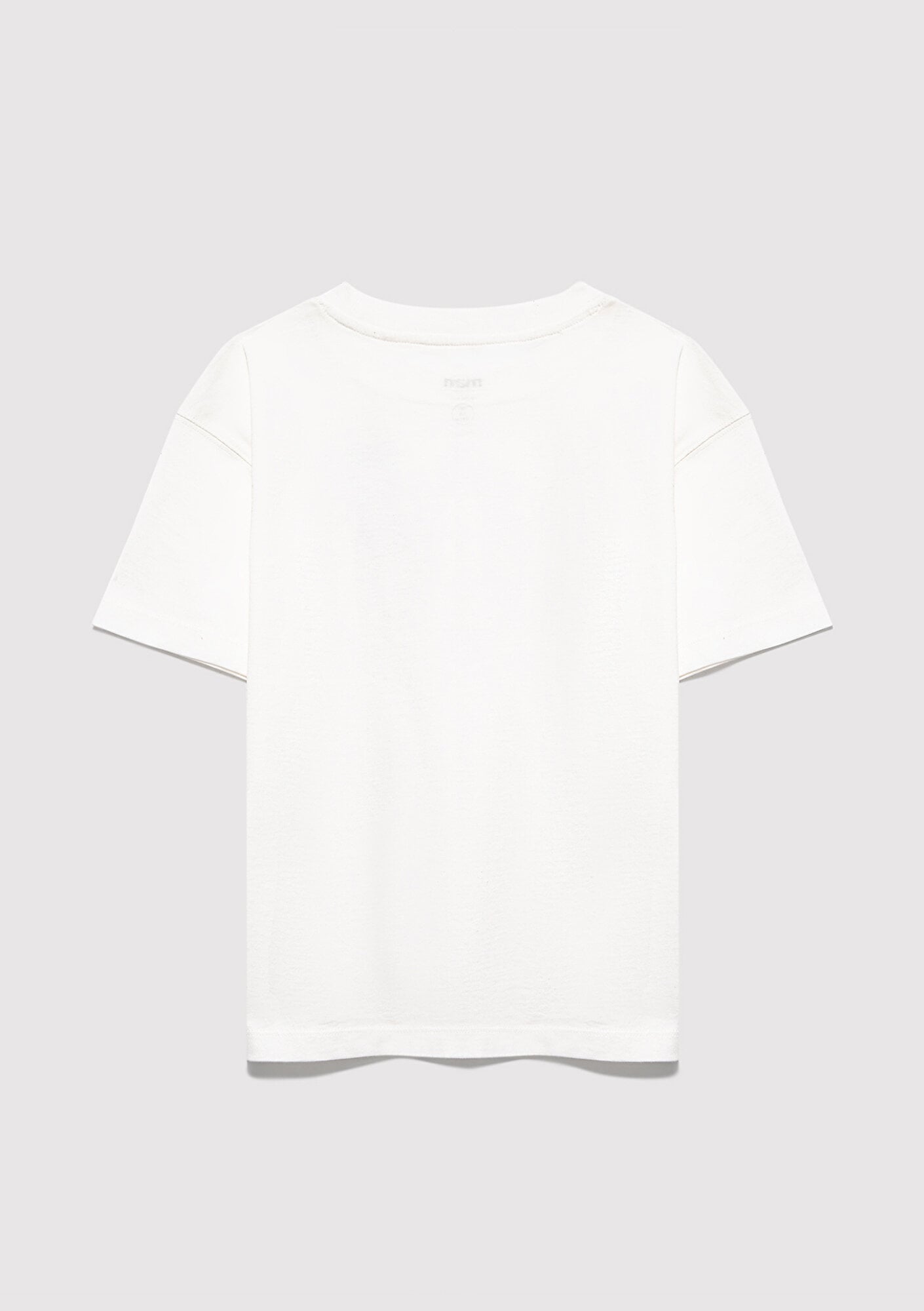 Mavi Mavi Logo Baskılı Ekru Tişört Loose Fit / Bol Rahat Kesim 7610386-70057