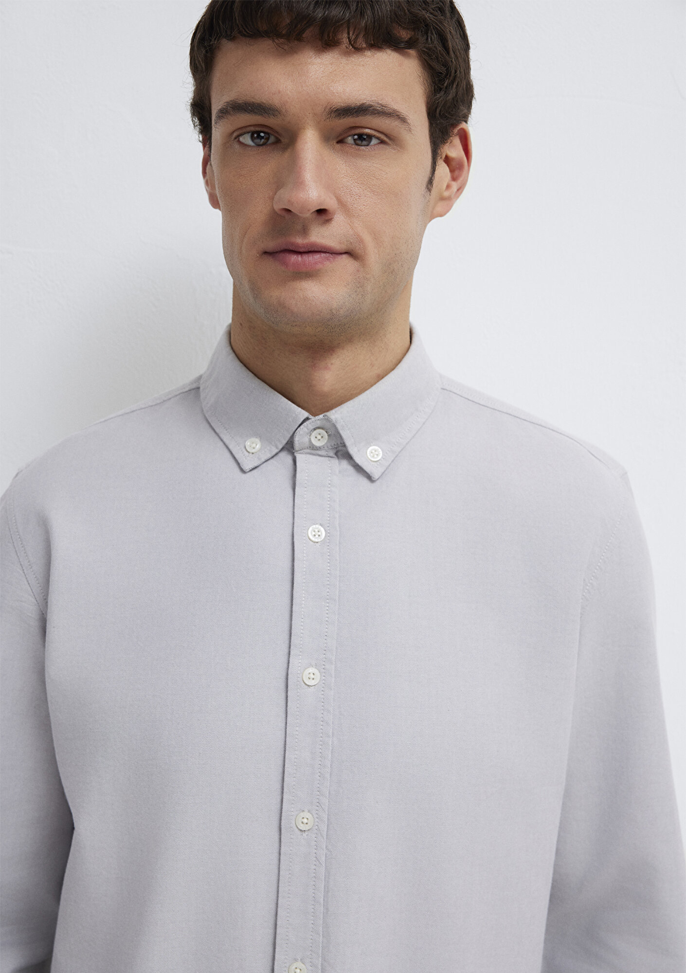  Mavi Gri Gömlek Regular Fit / Normal Kesim 0211199-70086