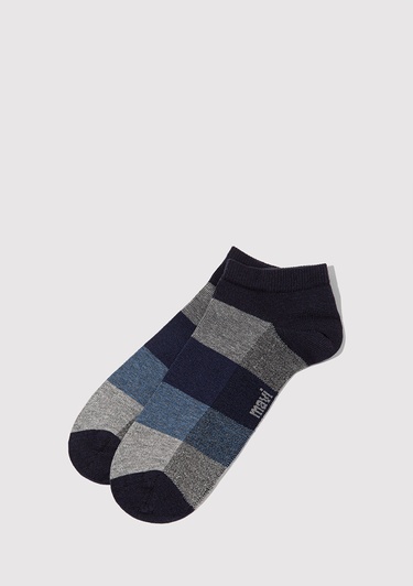  Mavi 2li Patik Çorap 0912214-900