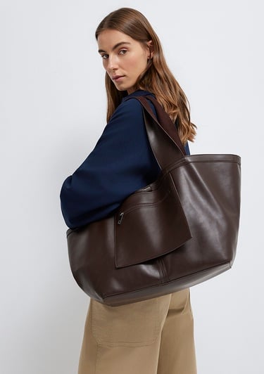  Mavi Kahverengi Omuz Çantası 1913757-33382
