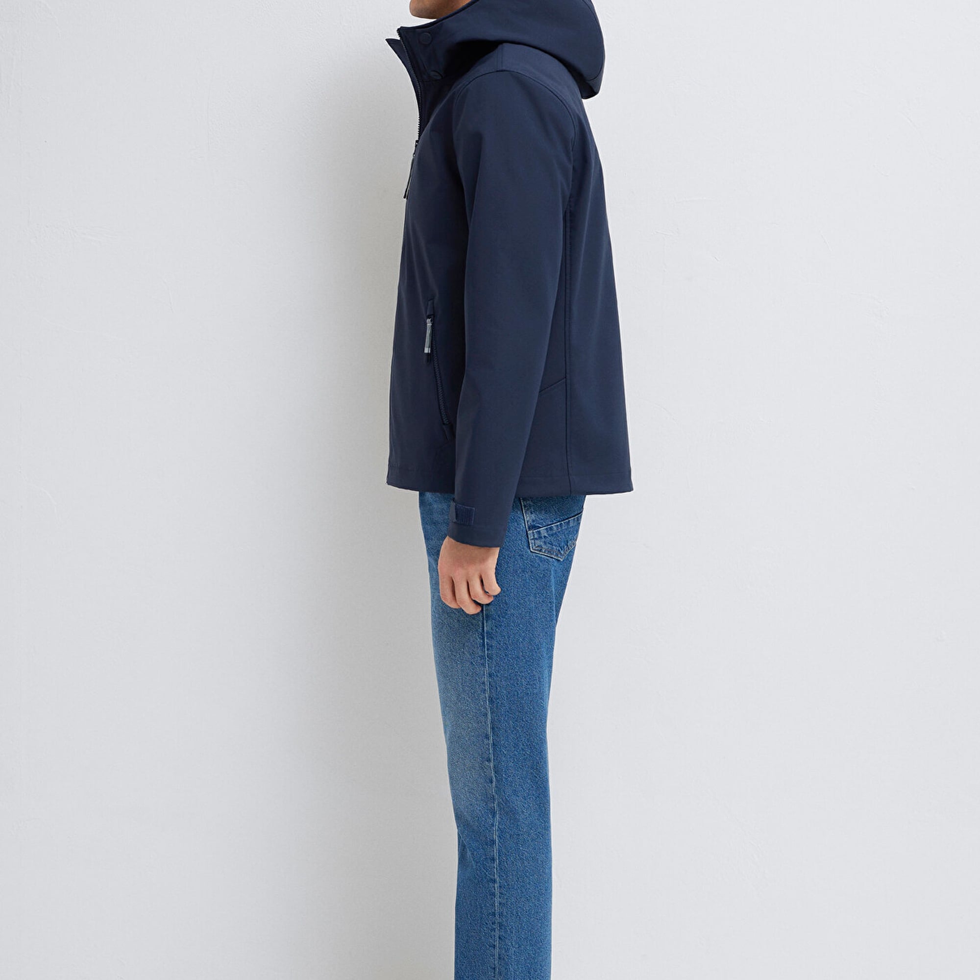 Mavi Kapüşonulu Lacivert Ceket Regular Fit / Normal Kesim 0110763-86623