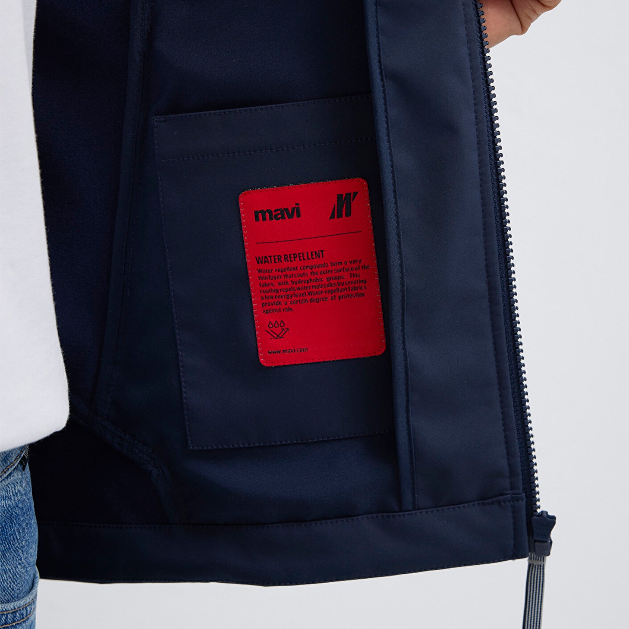 Mavi Kapüşonulu Lacivert Ceket Regular Fit / Normal Kesim 0110763-86623