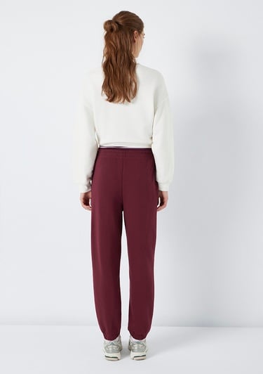  Mavi Mavi Logo Baskılı Bordo Eşofman Altı 1010757-90705