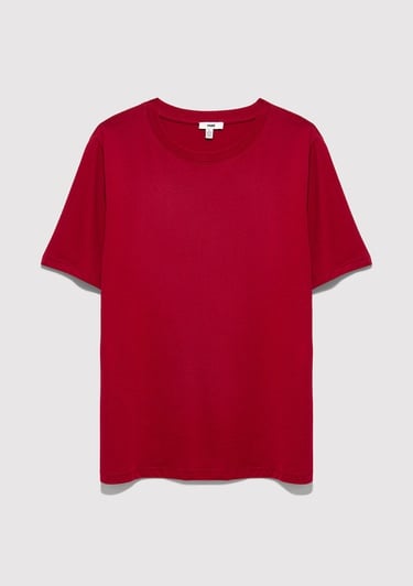  Mavi 2li Kadın Basic Tişört Regular Fit / Normal Kesim 1611366-70431