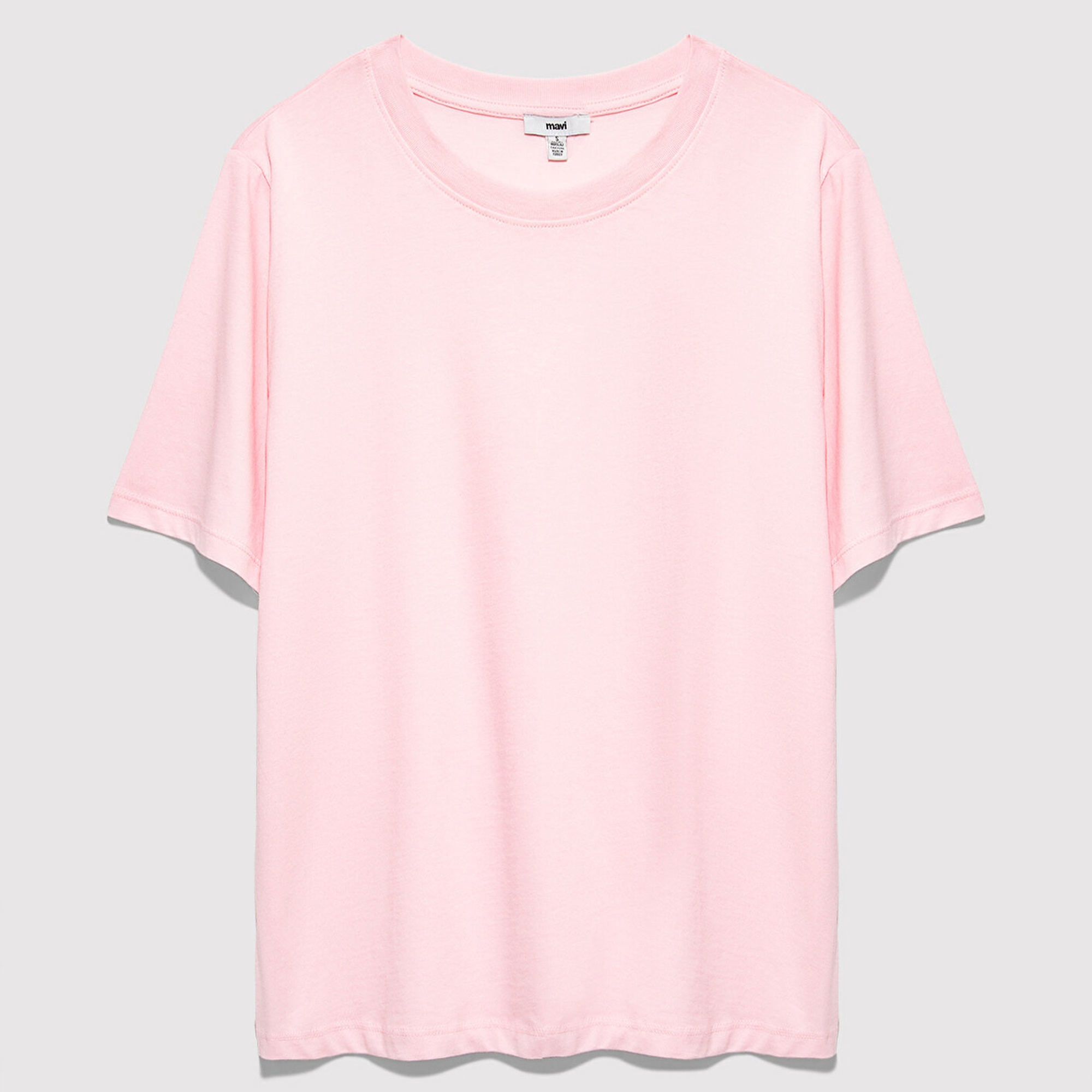 Mavi 2li Kadın Basic Tişört Regular Fit / Normal Kesim 1611366-70431