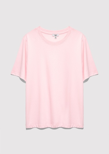  Mavi 2li Kadın Basic Tişört Regular Fit / Normal Kesim 1611366-70431