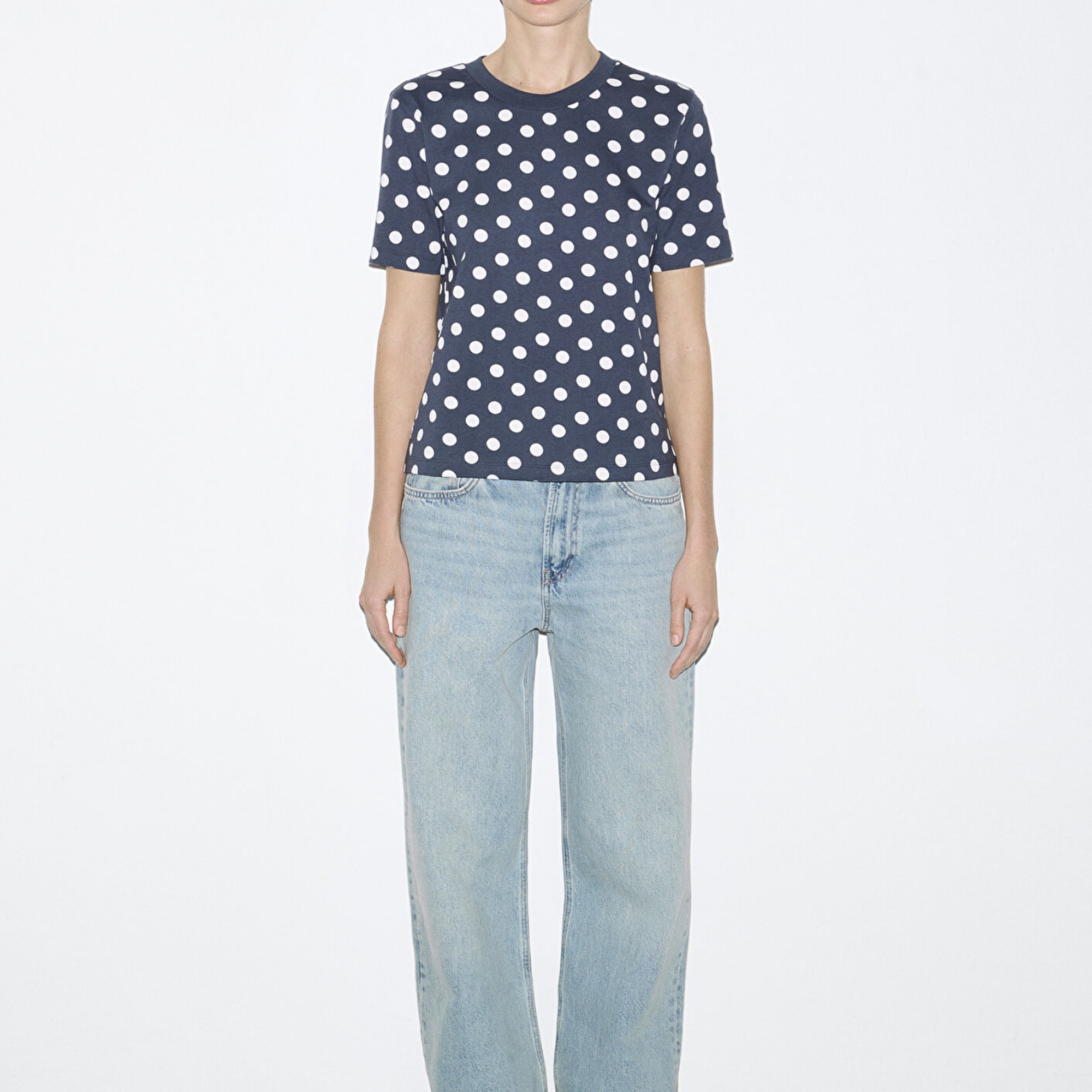 Mavi Ekru Tişört Regular Fit / Normal Kesim 1614064-91575