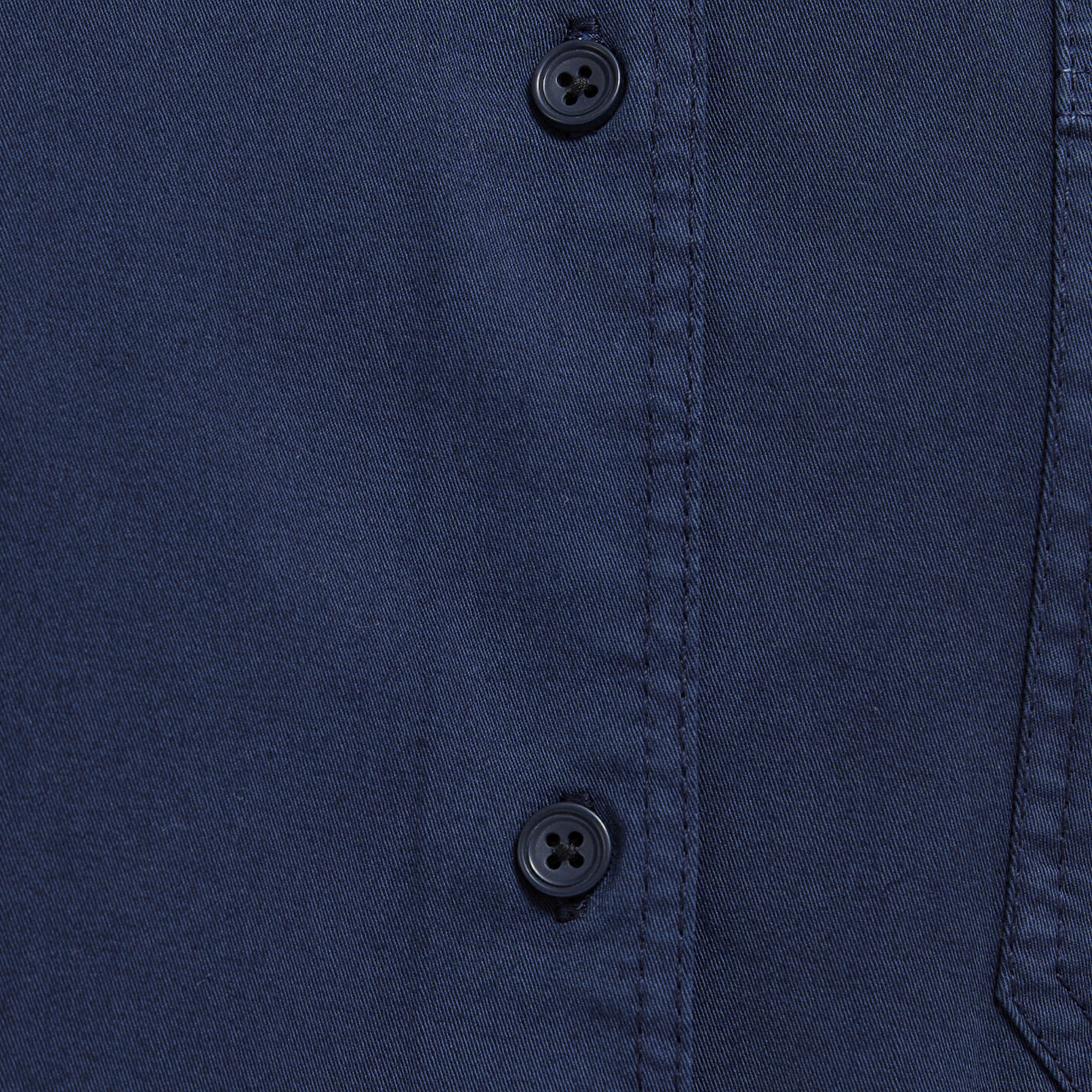 Mavi Lacivert Gömlek Loose Fit / Bol Rahat Kesim 1211385-70497