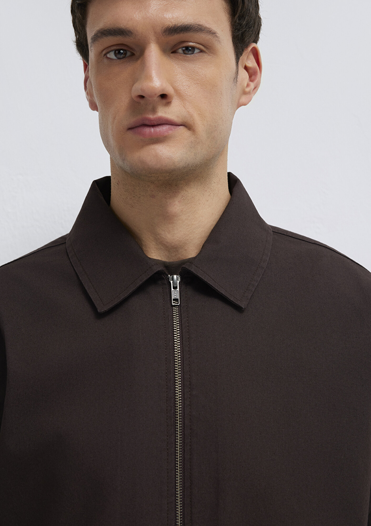  Mavi Kahverengi Gömlek Loose Fit / Bol Rahat Kesim 0212059-88615