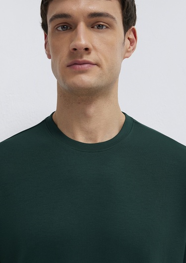  Mavi Yeşil Tişört Loose Fit / Bol Rahat Kesim 0613467-85370