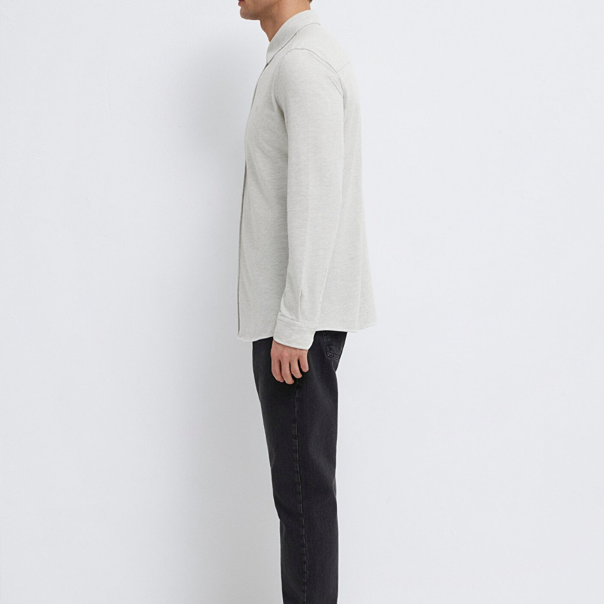 Mavi Gri Gömlek Slim Fit / Dar Kesim 0211856-82498