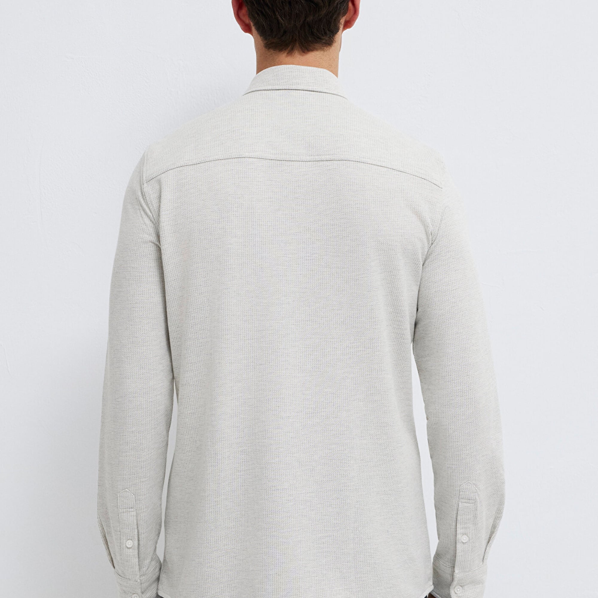 Mavi Gri Gömlek Slim Fit / Dar Kesim 0211856-82498