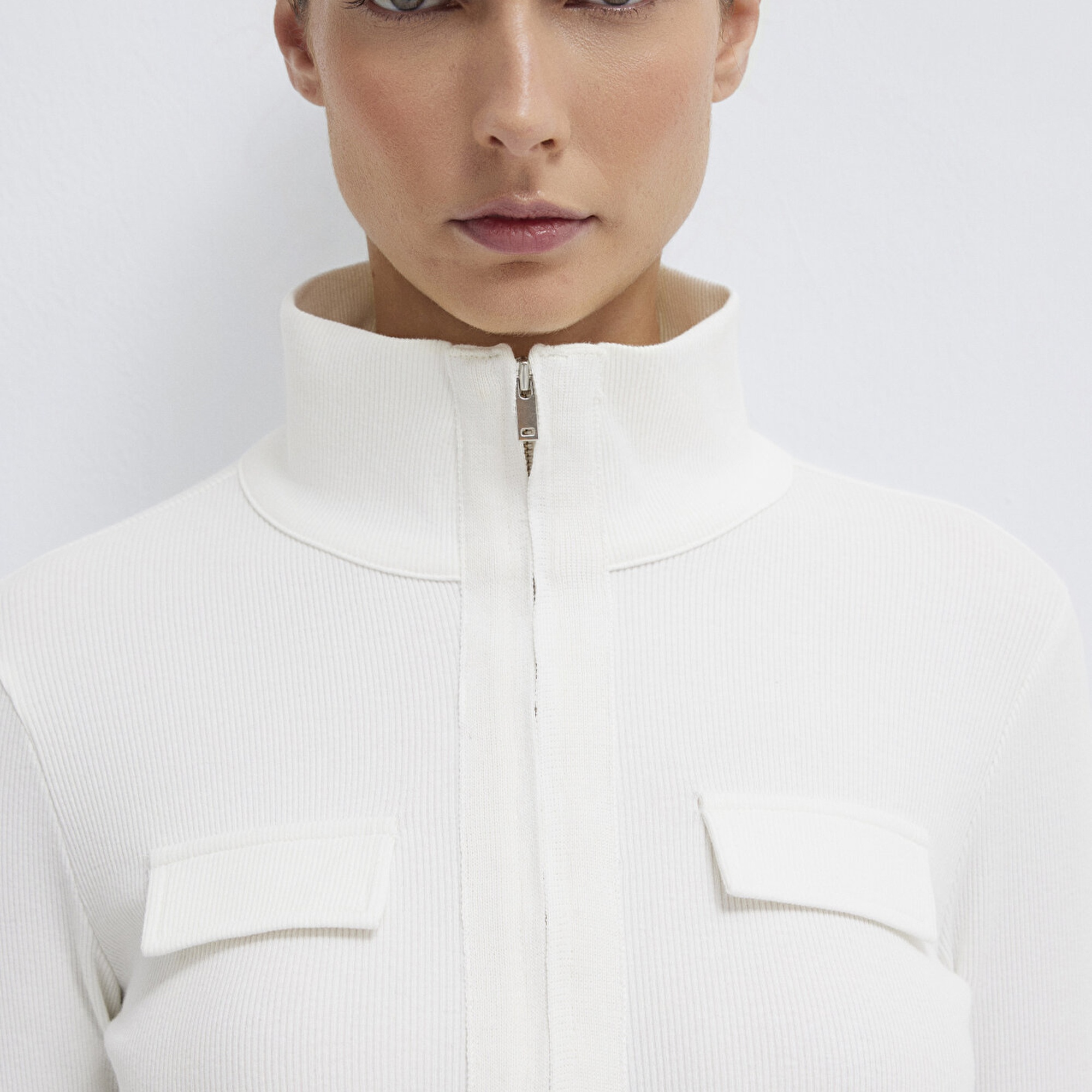 Mavi Ekru Tişört Slim Fit / Dar Kesim 1613748-70057