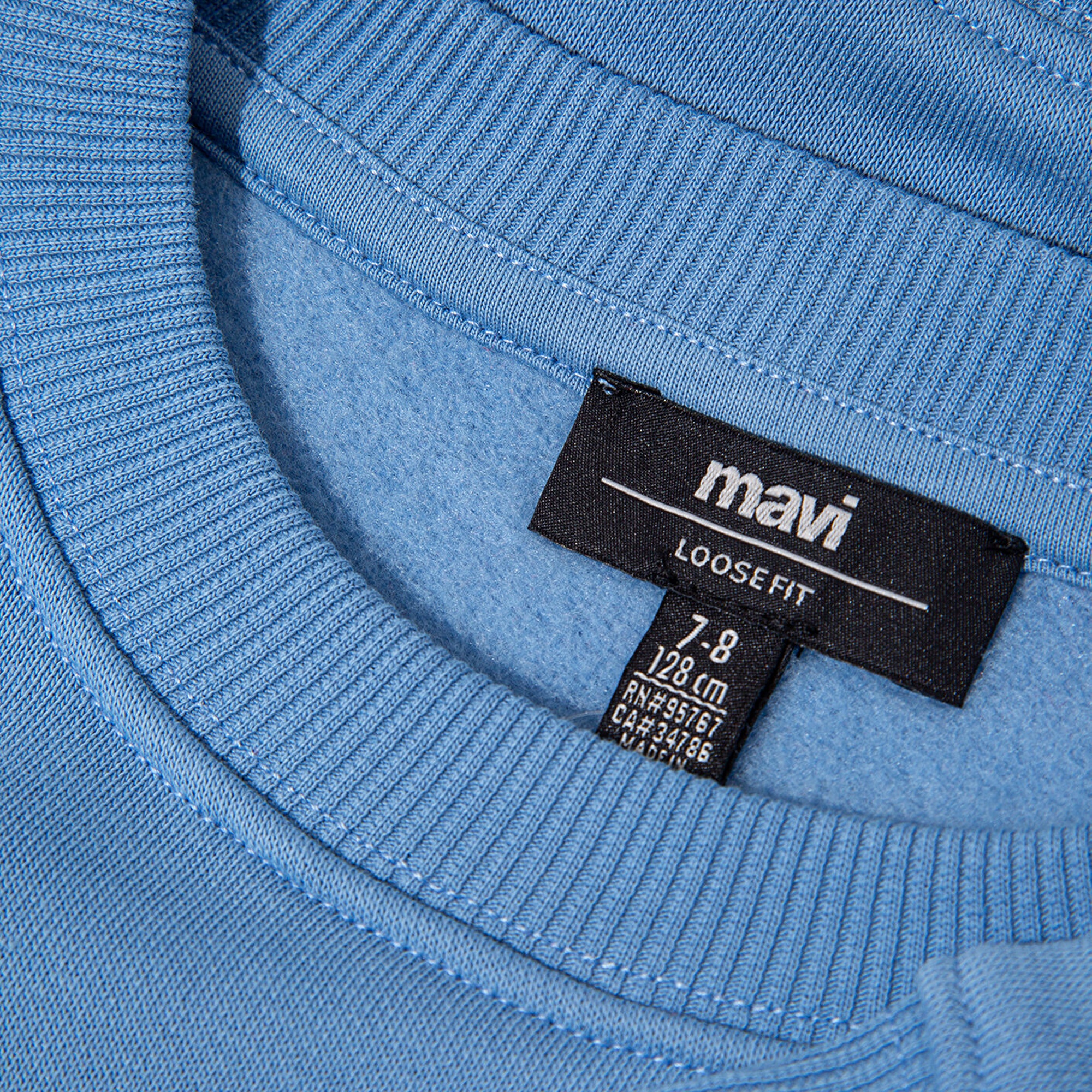 Mavi Adventure Awaits Baskılı Mavi Sweatshirt 6S10146-70724