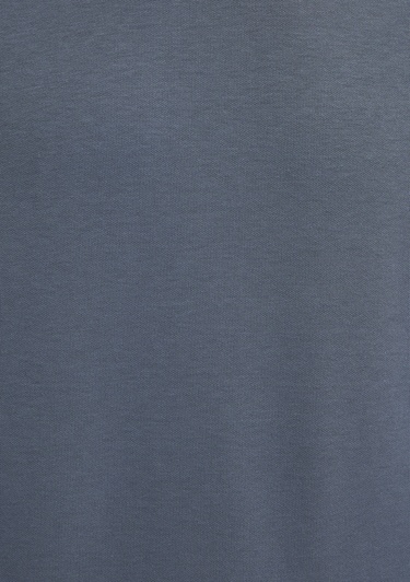  Mavi Bisiklet Yaka Mavi Tişört Loose Fit / Bol Rahat Kesim 0611614-80776