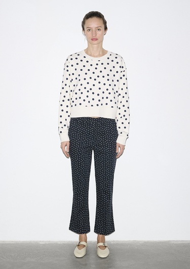  Mavi Bisiklet Yaka Lacivert Sweatshirt 1S10534-91576