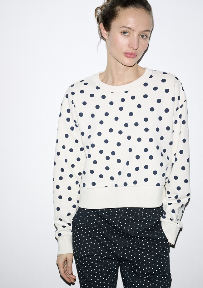  Mavi Bisiklet Yaka Lacivert Sweatshirt 1S10534-91576