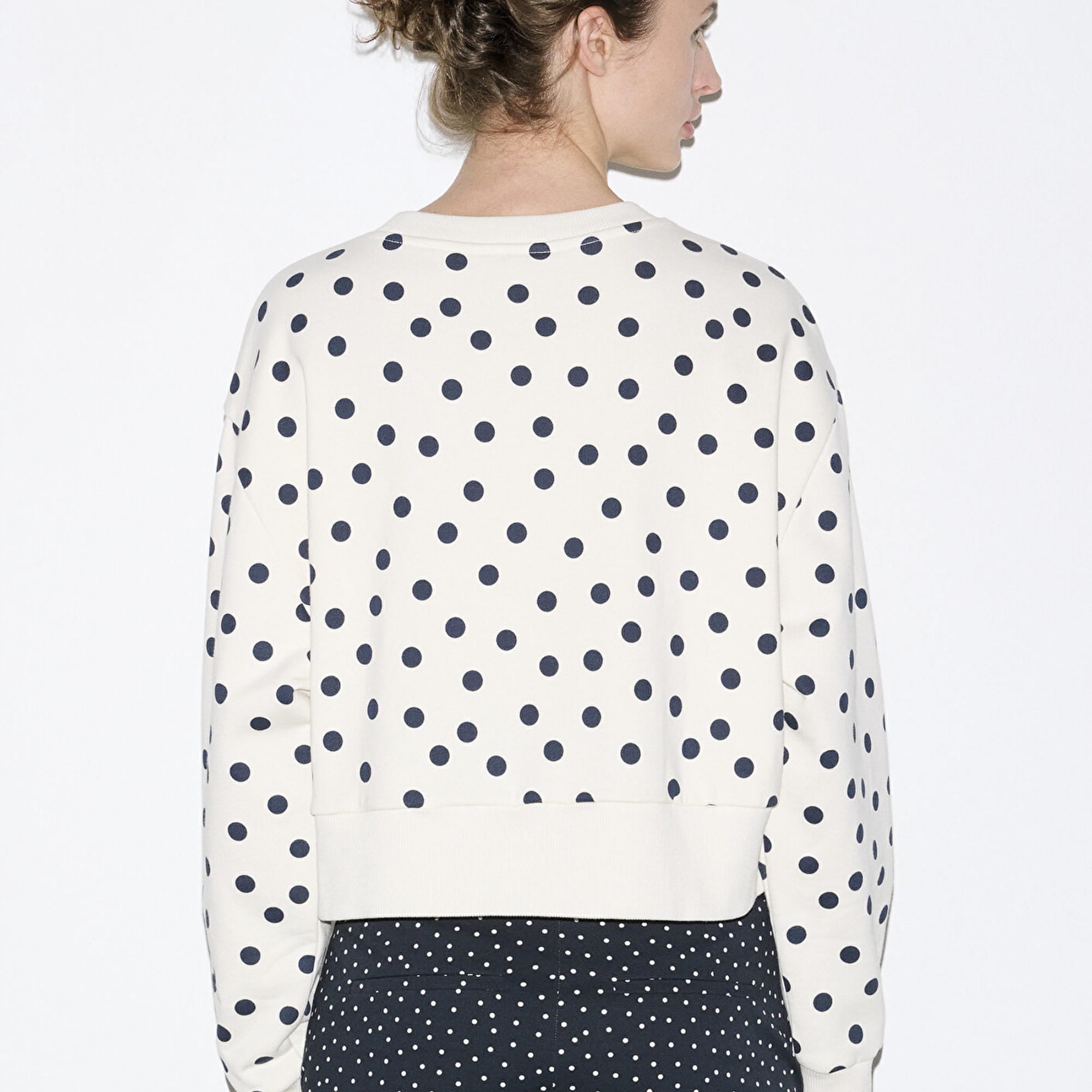 Mavi Bisiklet Yaka Lacivert Sweatshirt 1S10534-91576