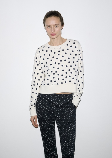  Mavi Bisiklet Yaka Lacivert Sweatshirt 1S10534-91576