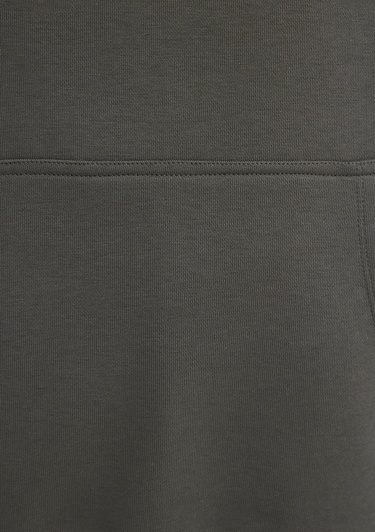  Mavi Mickey Mouse Sırt Baskılı Haki Sweatshirt 1S10521-71553