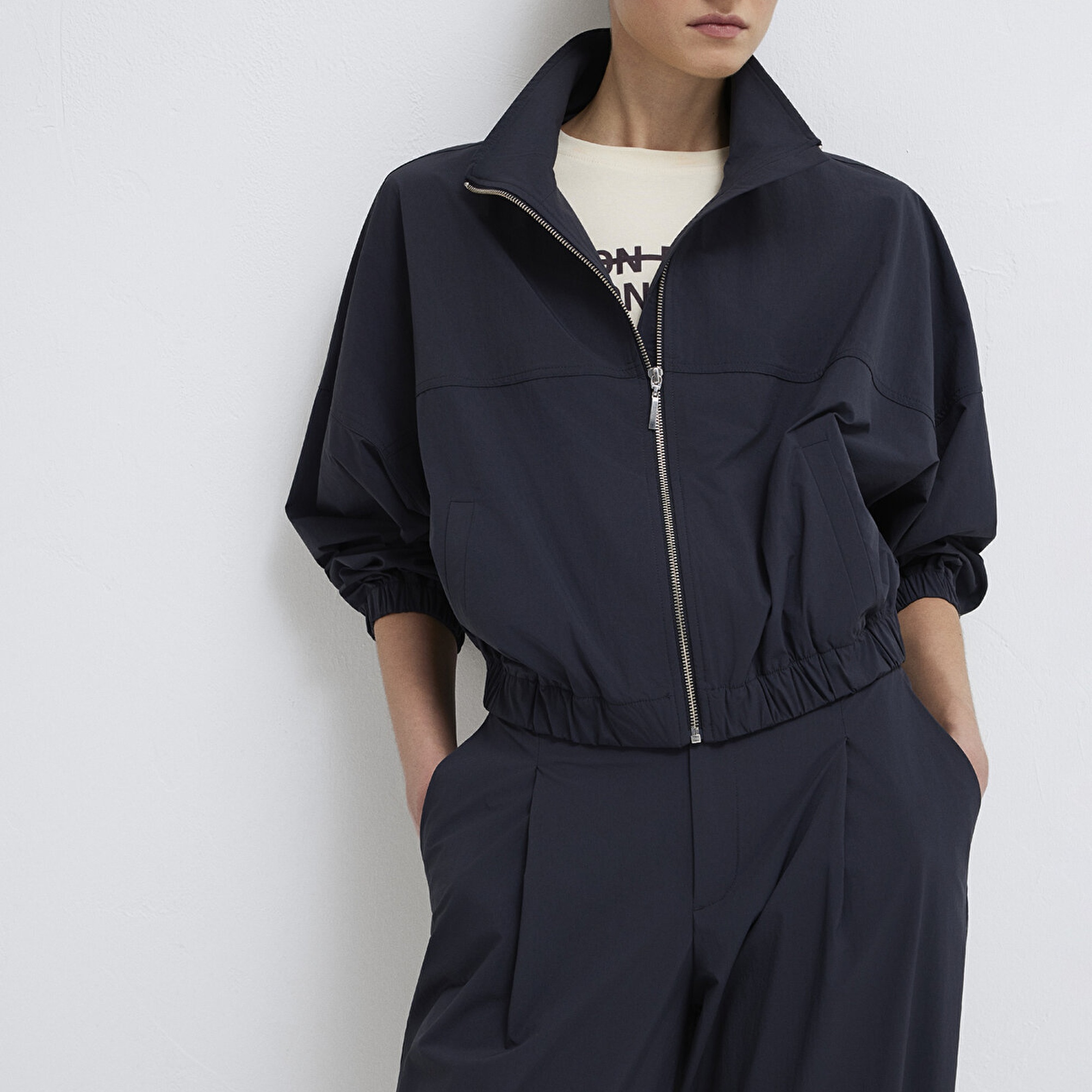 Mavi Siyah Gömlek Loose Fit / Bol Rahat Kesim 1211507-900