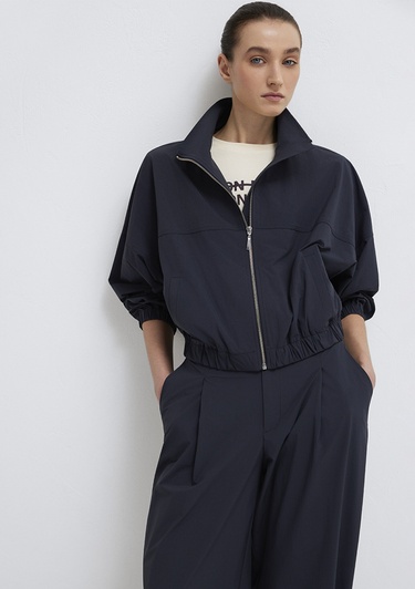  Mavi Siyah Gömlek Loose Fit / Bol Rahat Kesim 1211507-900